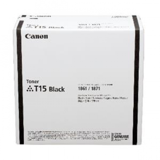 Canon cartridge T15/Black/pro i-SENSYS X 1861P a 1871P/42000str.
