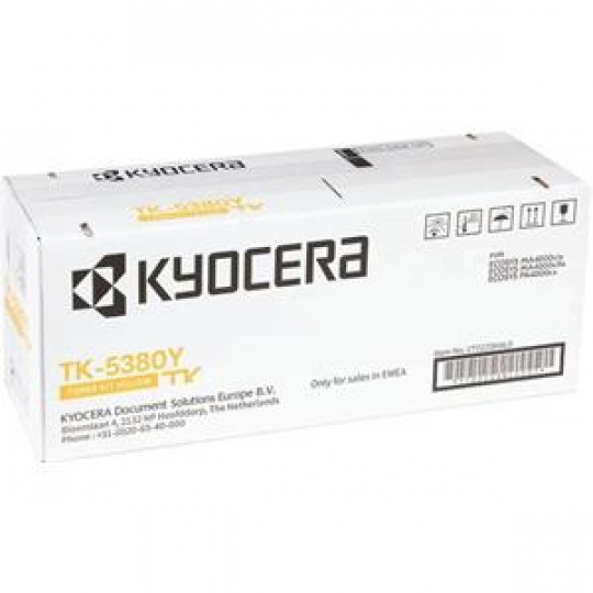 Kyocera toner TK-5380Y yellow na 10 000 A4 (při 5% pokrytí), pro PA4000cx, MA4000cix/cifx
