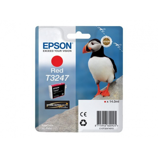 EPSON cartridge T3247 red (papuchalk)