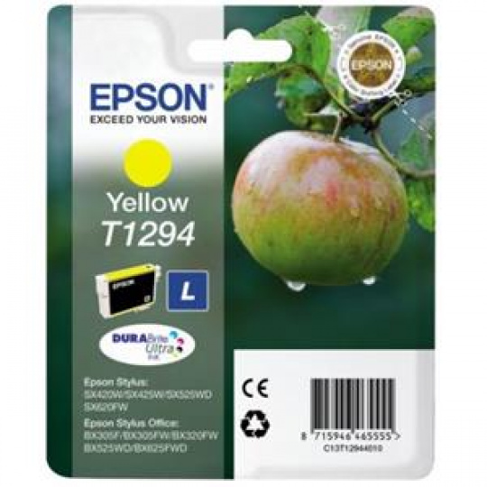 EPSON cartridge T1294 yellow (jablko)