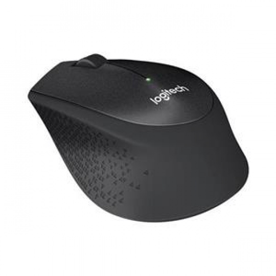 Logitech myš Wireless B330 Silent Plus, optická, bezdrátová, 3 tlačítka, černá, 1000dpi