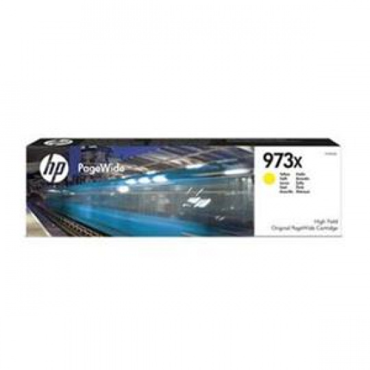 HP Ink Cartridge 973X/Yellow/7000 stran