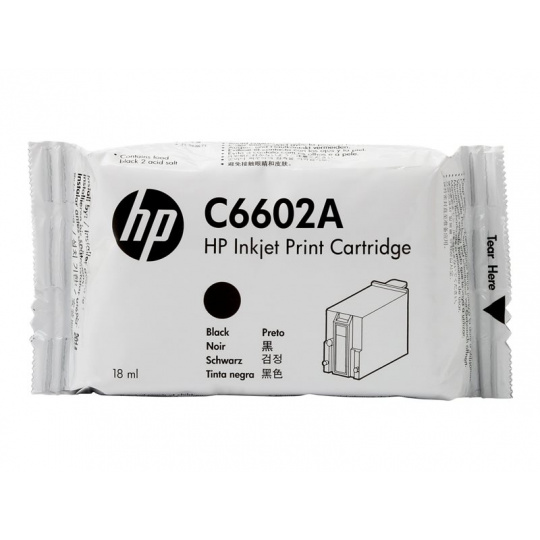 HP Black 18 ml Generic Inkjet Print Cart, C6602A