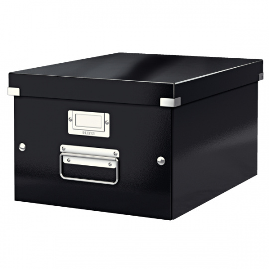 LEITZ Univerzální krabice  Click&Store, velikost M (A4), černá