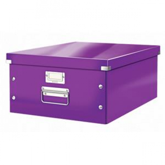 LEITZ Univerzální krabice  Click&Store, velikost L (A3), purpurová