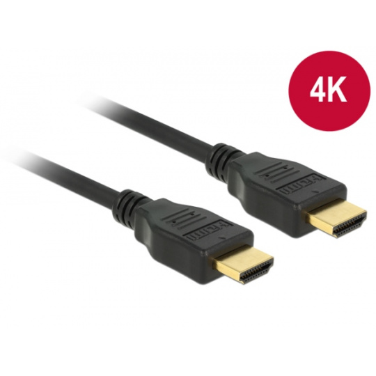 Delock Cable High Speed HDMI with Ethernet HDMI A male > HDMI A male 4K 1 m