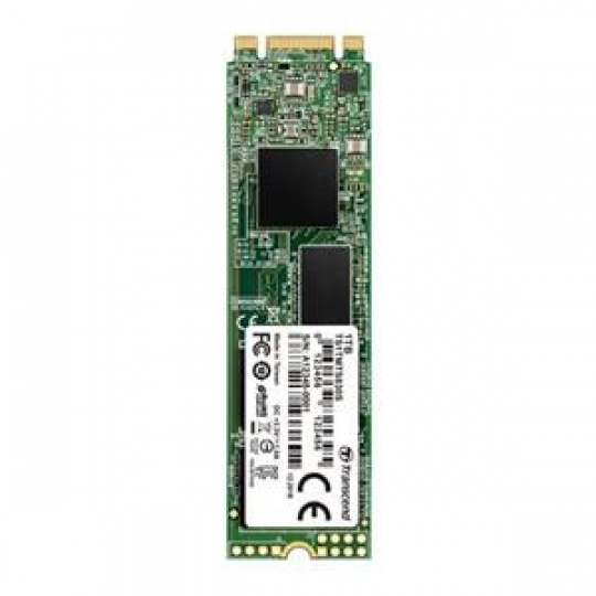 TRANSCEND MTS830S 1TB SSD disk M.2, 2280 SATA III 6Gb/s (3D TLC), 560MB/s R, 500MB/s W