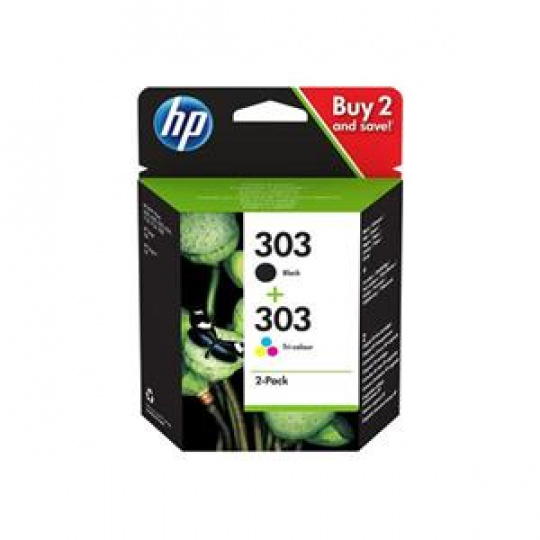 HP 303 Combo Pack Black + Tricolor