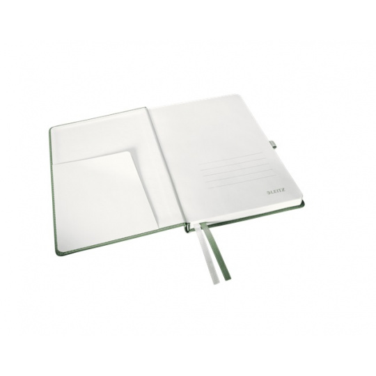 LEITZ Zápisník  STYLE A5, tvrdé desky, čtverečkovaný, zelenkavá