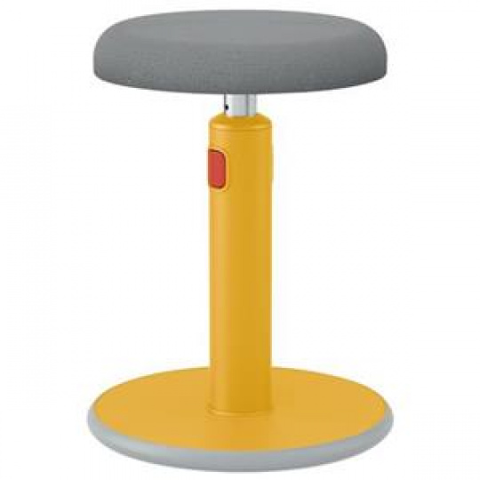 LEITZ Ergonomická balanční židle pro sezení/stání  ERGO Cosy Stool, teplá žlutá
