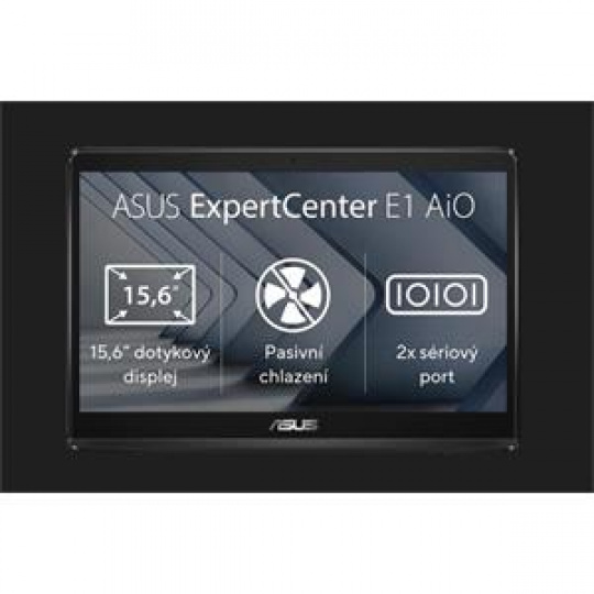 ASUS ExpertCenter E1 AiO N4500/4GB/128GB SSD/15,6" FHD/Touch/2yr Pick up & Return/Bez OS/Černá