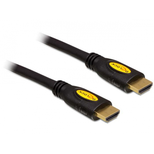 Delock Cable High Speed HDMI with Ethernet - HDMI-A male > HDMI-A male 4K 0.5 m