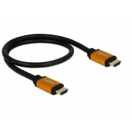 Delock Ultra vysokorychlostní HDMI kabel, 48 Gbps, 8K 60 Hz, 0,5 m