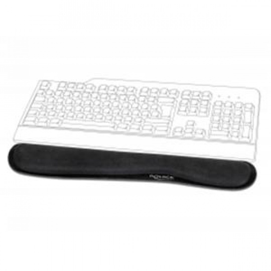 Delock Opěrka zápěstí pro klávesnici / notebook černá