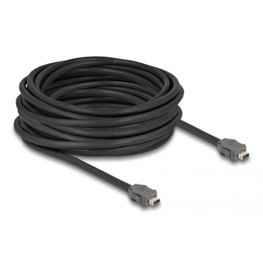 Delock ze zástrčkového konektoru Cable ix Industrial®( A-kódovaný) na zástrčkový konektor Cat.7, délky 10 m