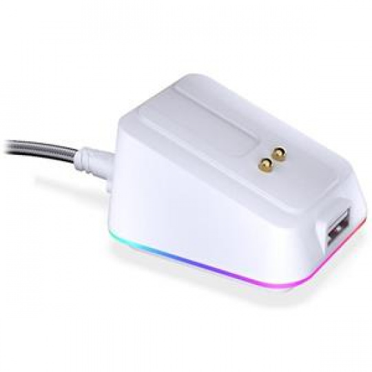 Endorfy Dokovací stanice, pro Endorfy LIV Wireless a LIV Plus Wireless, USB-C, USB, RGB, bílá