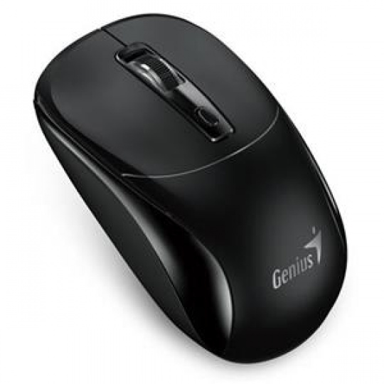 Genius NX-7123 Myš, bezdrátová, optická, 1200DPI, 4 tlačítka, Copilot, 2,4GHz, USB-A, 1× AA baterie, černá