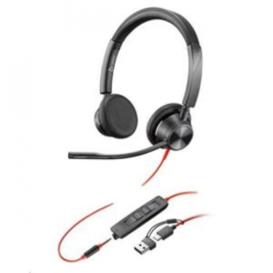 HP Poly BW 3325 USB-C HS +3.5mmP +USB-C/A