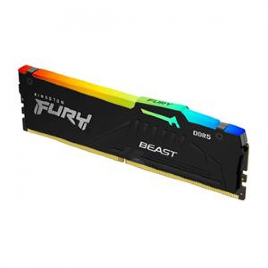 KINGSTON 16GB 6000MT/s DDR5 CL30 DIMM FURY Beast RGB EXPO
