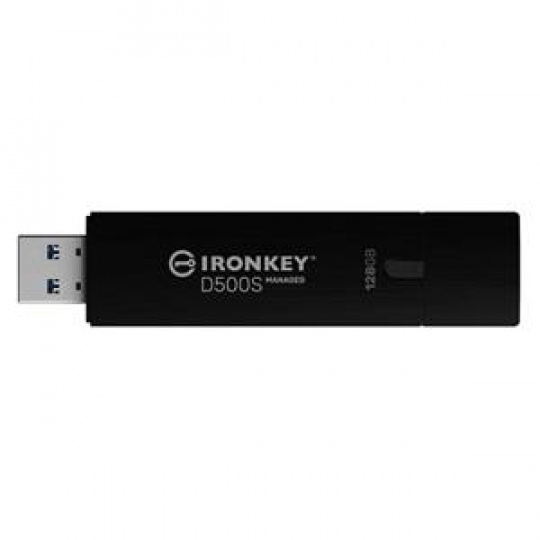KINGSTON 128GB IronKey Managed D500SM FIPS 140-3 Lvl 3 (Pending) AES-256