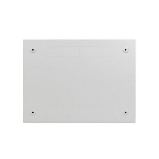 LANBERG Nástěnná jednodílná skříň 19", 4U+3U/540x200, (dodávané složené), nízkoprofilová, plné dveře, šedá (RAL7035)