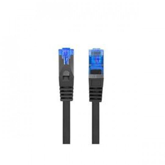 LANBERG PATCHCORD CAT.6A S/FTP LSZH CCA 15M MODRÝ FLUKE PASS