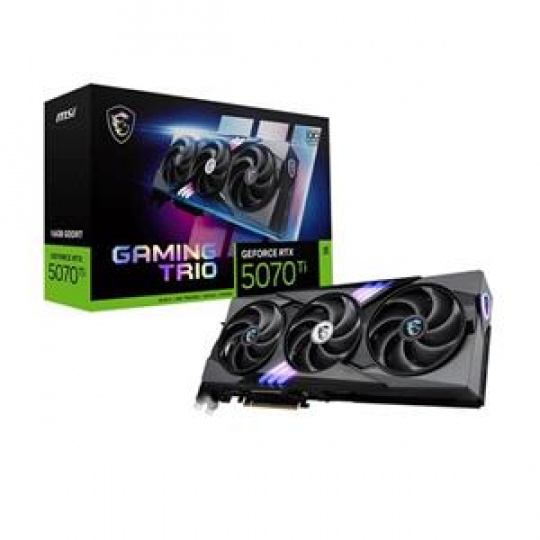 MSI GeForce RTX 5070 Ti TRIO/Gaming/OC/16GB/GDDR7