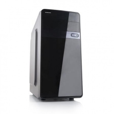 Modecom PC skříň MINI TREND AIR, 1x USB 3.0, 2x USB 2.0, HD audio, černá/lesklá, bez zdroje
