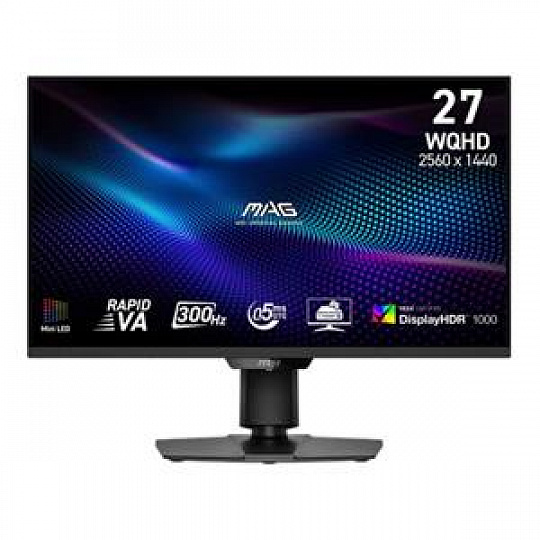 MSI Gaming monitor MAG 274QPF E20,27" Rapid IPS/2560x1440(WQHD)/200Hz/0,5ms/2xHDMI/DP/USB-C/Výšk. nastavitelný/Pivot