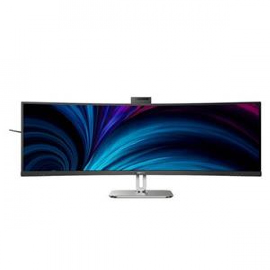 Philips LCD 49B2U5900CH 48,8" zakř. VA 4K/5120x1440@75Hz/4ms/430cd/2xHDMI/DP/3xUSB/USB-C dock/RJ45/Webcam/Repro/HAS/VESA