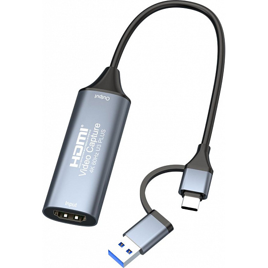 PremiumCord 4K@60Hz HDMI capture/grabber pro záznam Video/Audio signálu do počítače s konektorem USB3.0 a USB-C PremiumCord 4K@60Hz HDMI capture/grabber pro záznam Video/Audio signálu do počítače s konektorem USB3.0 a USB-C