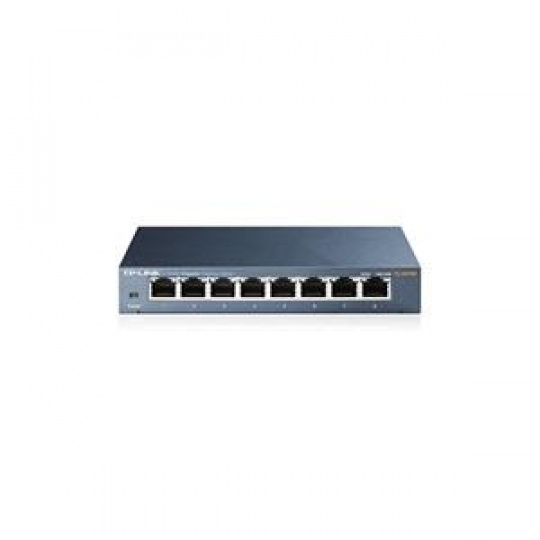 TP-Link TL-SG108 switch 8xLan 10/100/1000Mbps, kovový