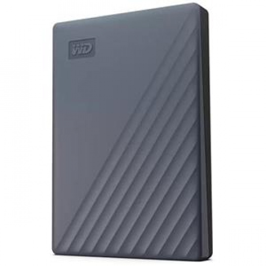 WD My Passport Portable 5TB Ext. USB3.2/USB-C Silicon Grey