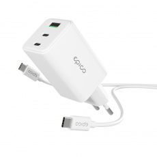 Epico GaN 65W adaptér EA65 s 1,2 m USB-C kabelem