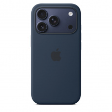 iPhone 17 Pro Silicone Case with MS – Midnight