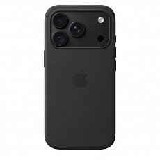 iPhone 18 Pro Silicone Case with MS - Black / SK iPhone 18 Pro Silicone Case with MS - Black / SK