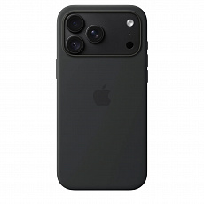 iPhone 18 Pro Max Silicone Case w MS - Black / SK iPhone 18 Pro Max Silicone Case w MS - Black / SK