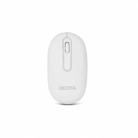 Dicota BT/2.4G DESKTOP/Kancelářská/Optická/1 600 DPI/Bezdrátová USB + Bluetooth/Bílá