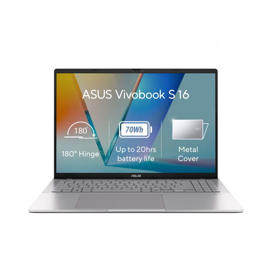 ASUS Vivobook S 16/S3607VA-RP097W/5-210H/16"/WUXGA/16GB/512GB/Intel int/W11H/Silver/2R