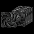 ARCTIC P12 Pro PST - 120mm PWM ventilátor s rozdělovačem kabelů (balení po 5 kusech)
