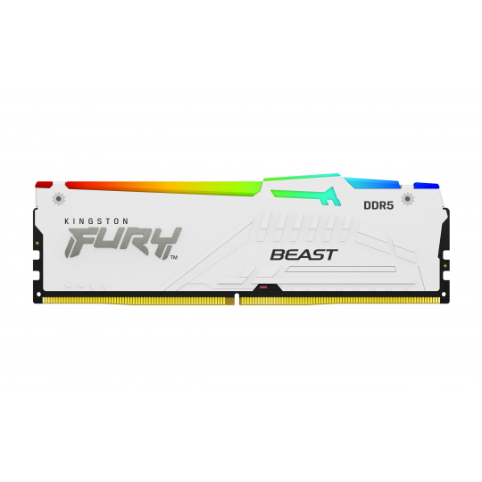 Kingston FURY Beast EXPO/DDR5/16GB/6400MHz/CL32/1x16GB/RGB/White
