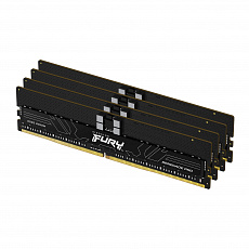 Kingston FURY Renegade Pro/DDR5/128GB/7200MHz/CL38/4x32GB/Black Kingston FURY Renegade Pro/DDR5/128GB/7200MHz/CL38/4x32GB/Black
