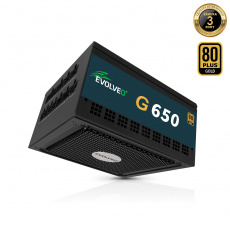 EVOLVEO G650,zdroj650W,ATX3.1,14cm,aPFC,80+GOLD,3YRW EVOLVEO G650,zdroj650W,ATX3.1,14cm,aPFC,80+GOLD,3YRW