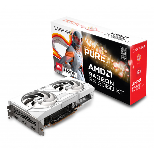 Sapphire PURE AMD Radeon RX 9060 XT/16GB/GDDR6