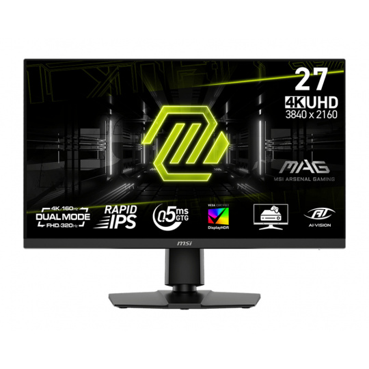 MSI MAG/272URDF E16/27"/IPS/4K UHD/320Hz/0,5ms/Black/2R