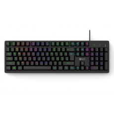 Herní klávesnice C-TECH Riven (GKB-16), RGB, USB