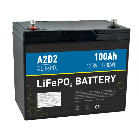 A2D2 baterie LiFePO4 12,8V 100Ah M8 (Gotion cells)