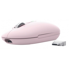 Trust Seron Slim/Kancelářská/Optická/3 200 DPI/USB+BT/Růžová Trust Seron Slim/Kancelářská/Optická/3 200 DPI/USB+BT/Růžová