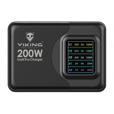 Viking USB GaN charger 200W PD PRO