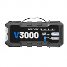 TOPDON Car Jump Starter V3000/3000A/12V vozidla/24000mAh/9l benzín/7l diesel/LED světlo | TOPDON Car Jump Starter V3000/3000A/12V vozidla/24000mAh/9l benzín/7l diesel/LED světlo |